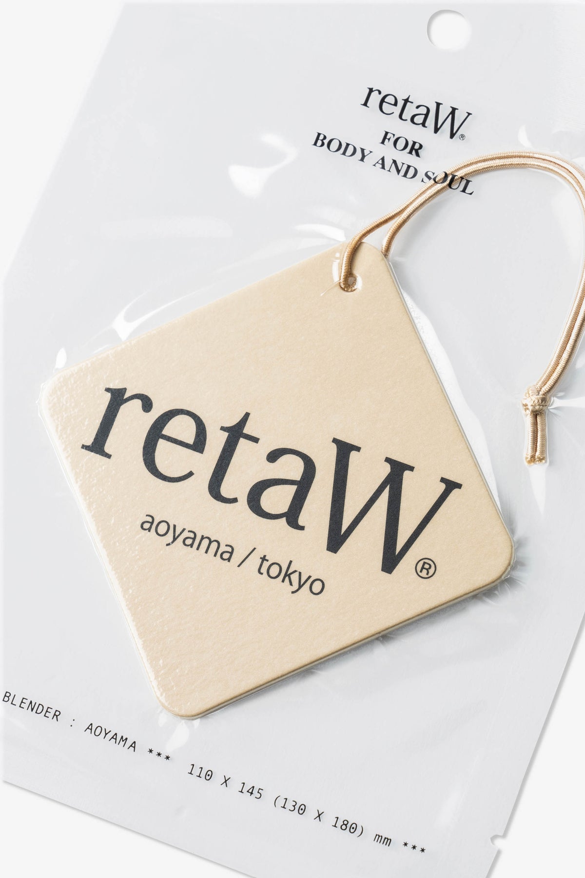 retaW Fragrance Car Tag LYN*