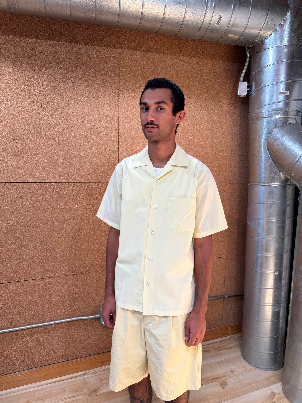 Goodfight Robinson Camp Collar Shirt Yellow