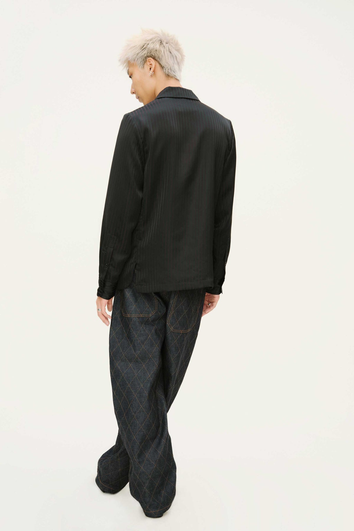 Goodfight Florider Denim Pant Diamond Stitch Indigo