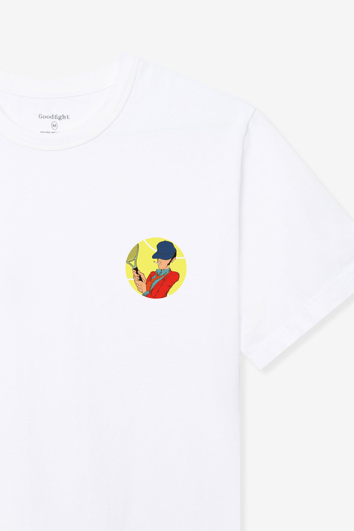 Goodfight Racquet Club Tee White