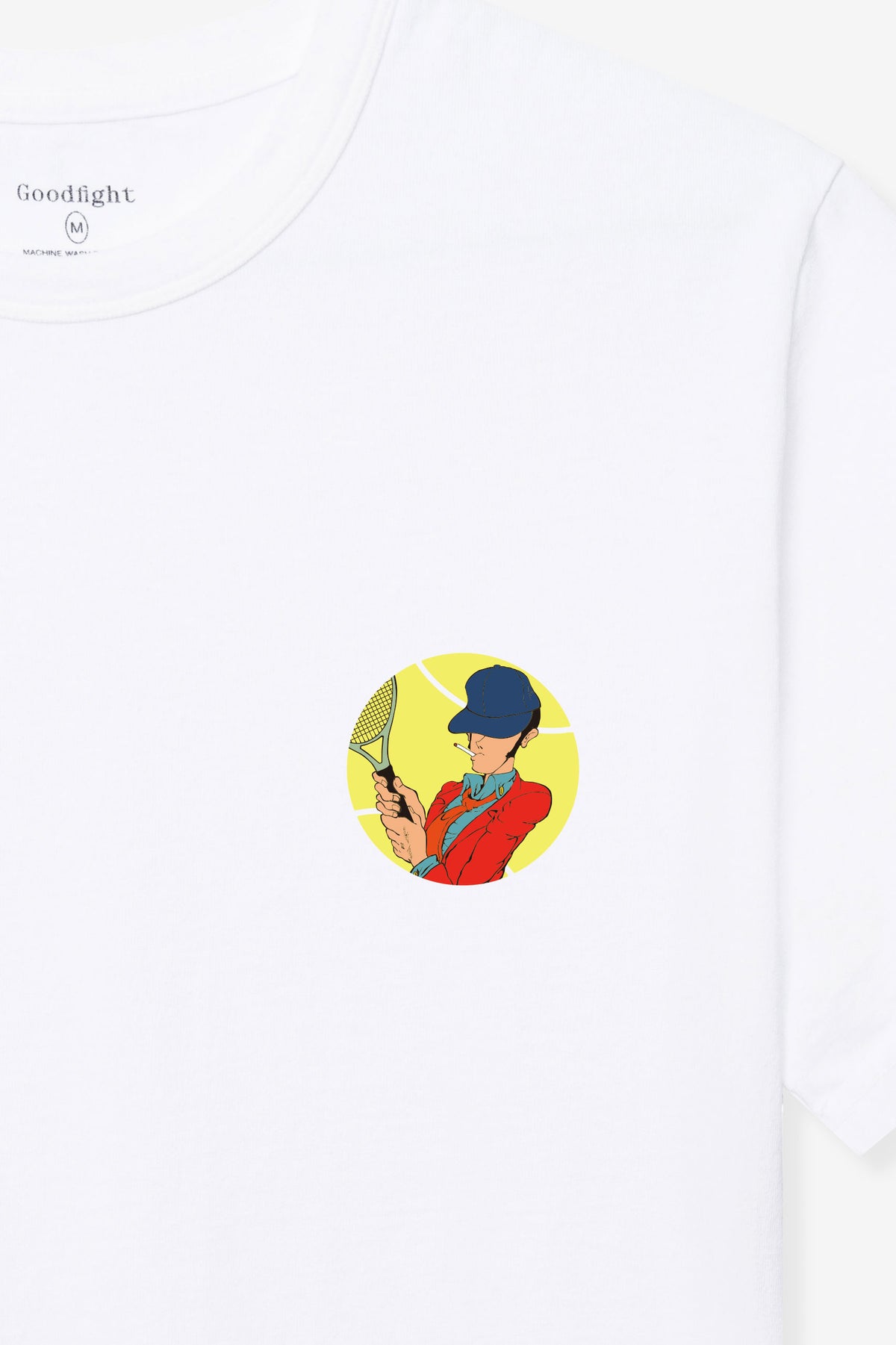 Goodfight Racquet Club Tee White
