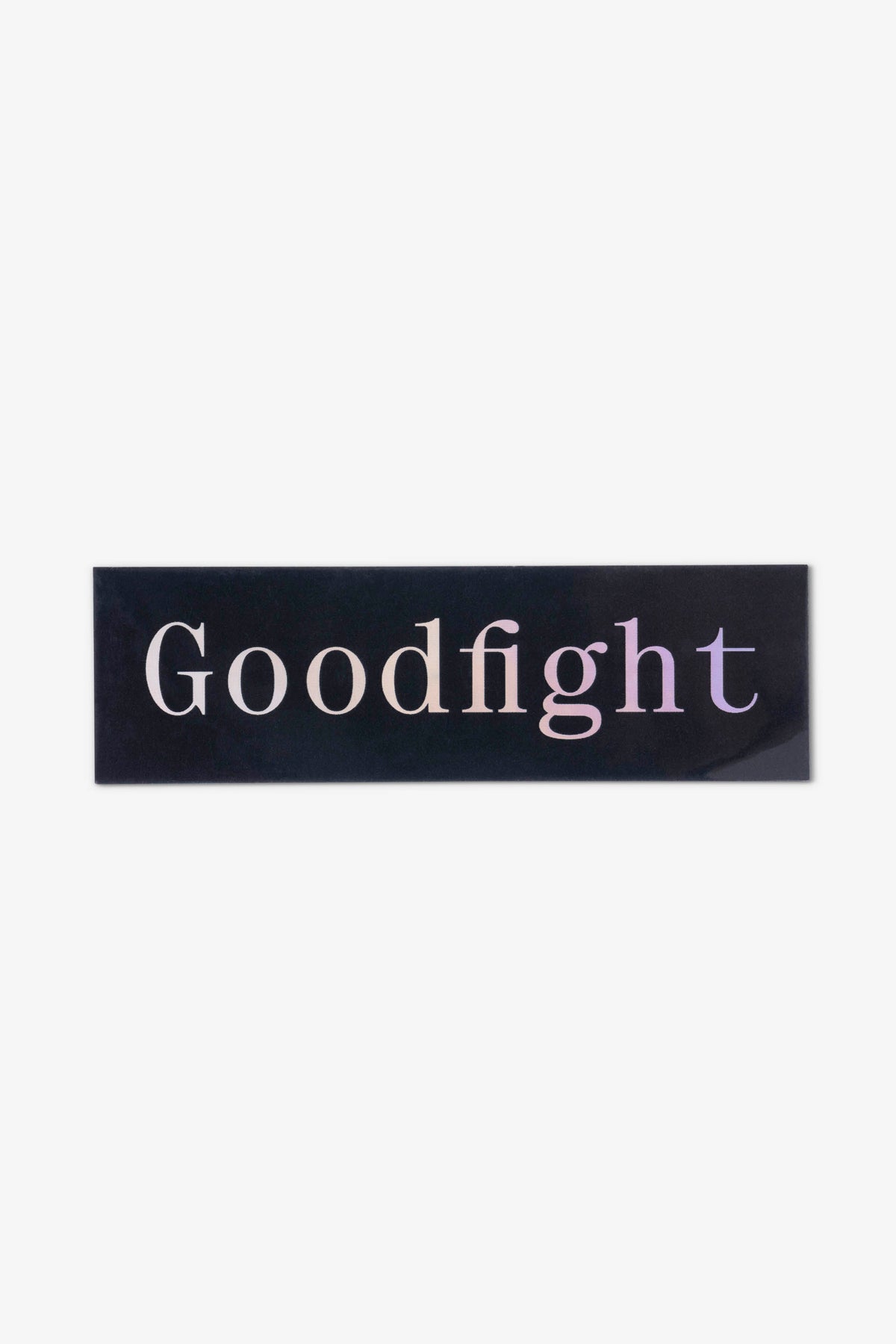 Goodfight Core Logo Phone Case Bumper Sticker Holographic Black