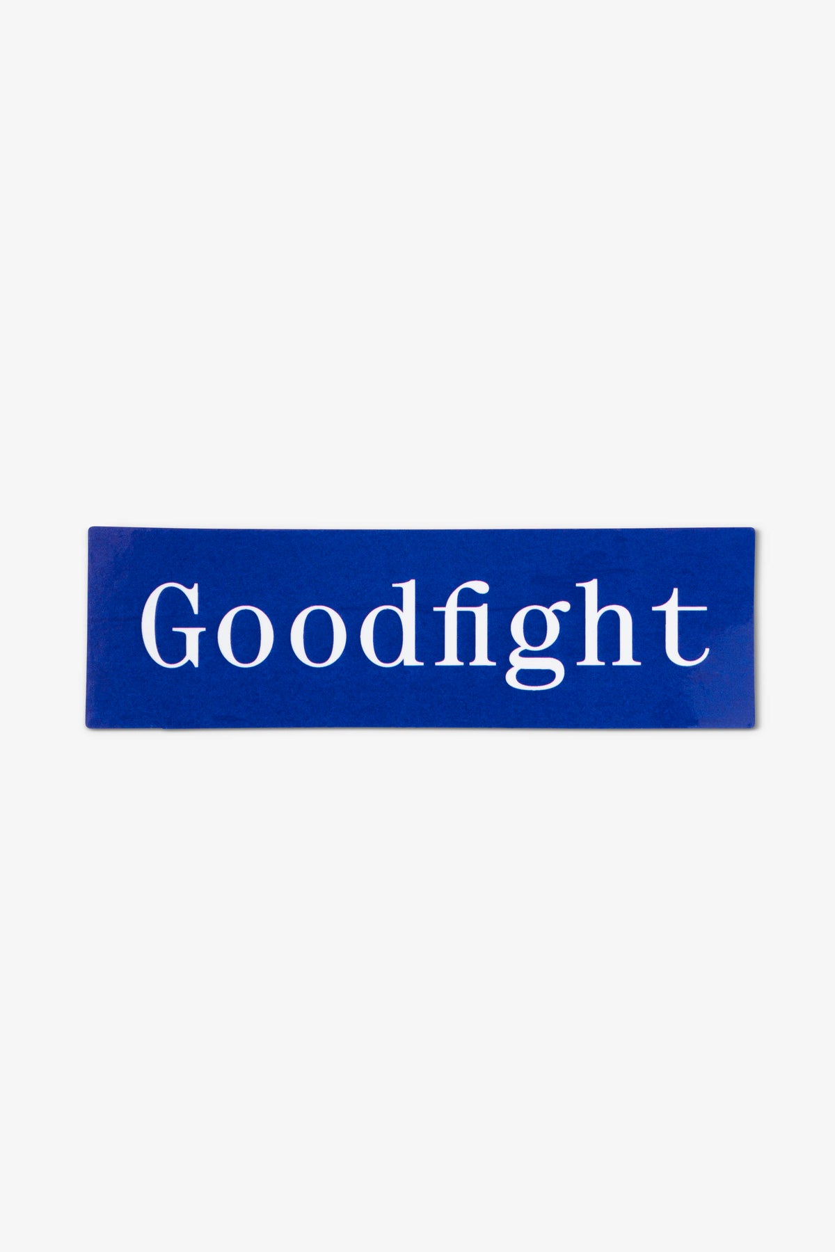Goodfight Core Logo Phone Case Bumper Sticker Blue