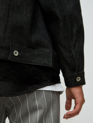 Goodfight FW18 200 Gram Special Denim Jacket Black