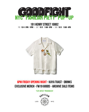 Goodfight FW19 "Familiar Piety" NYC Pop-Up