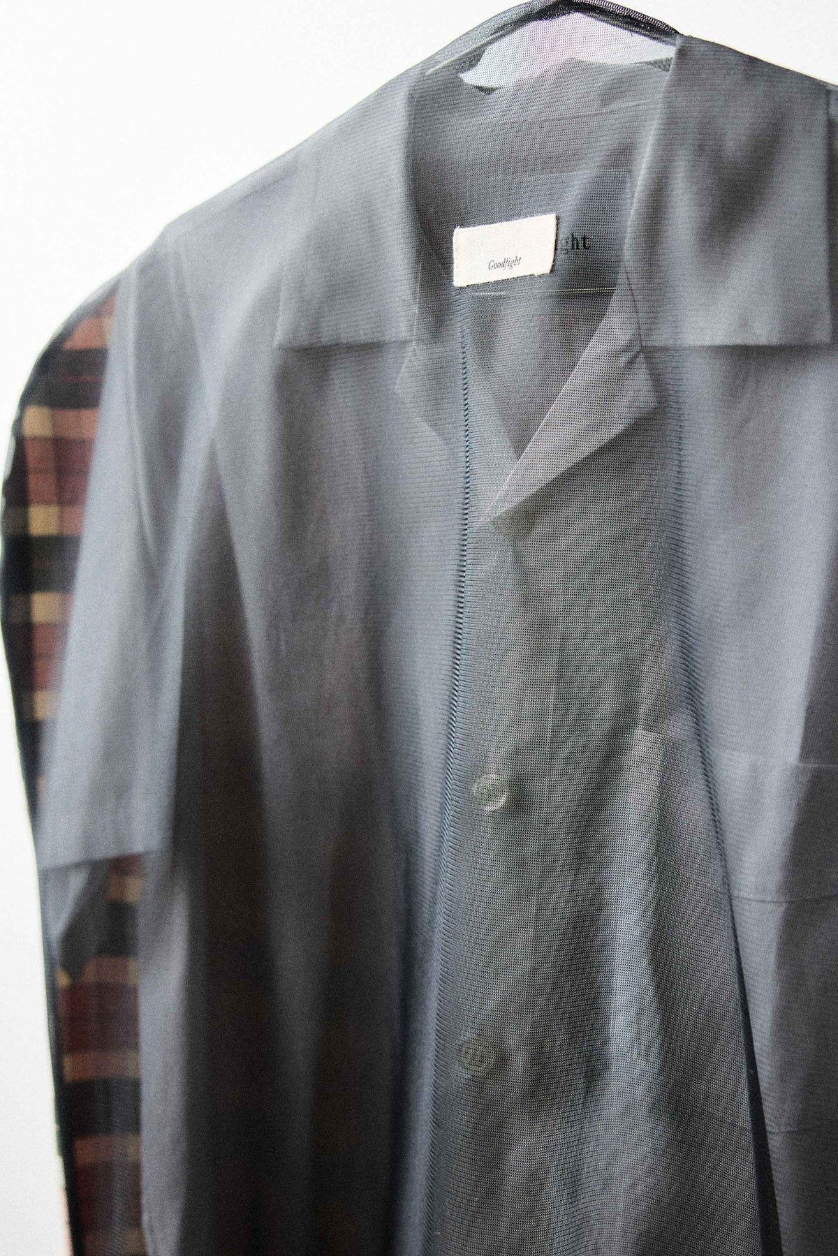 Goodfight Garment Cover Pink Plaid