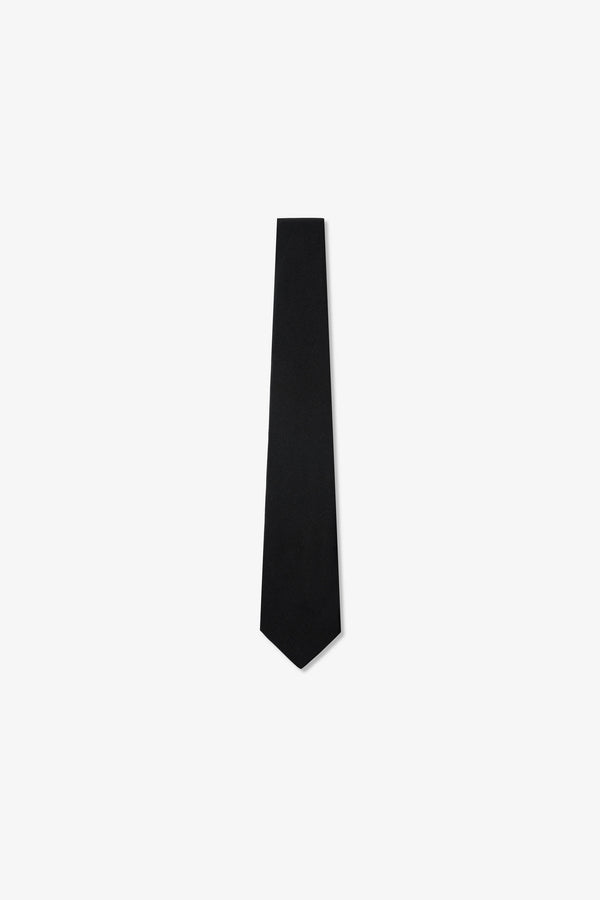 Club Tie Black Silk