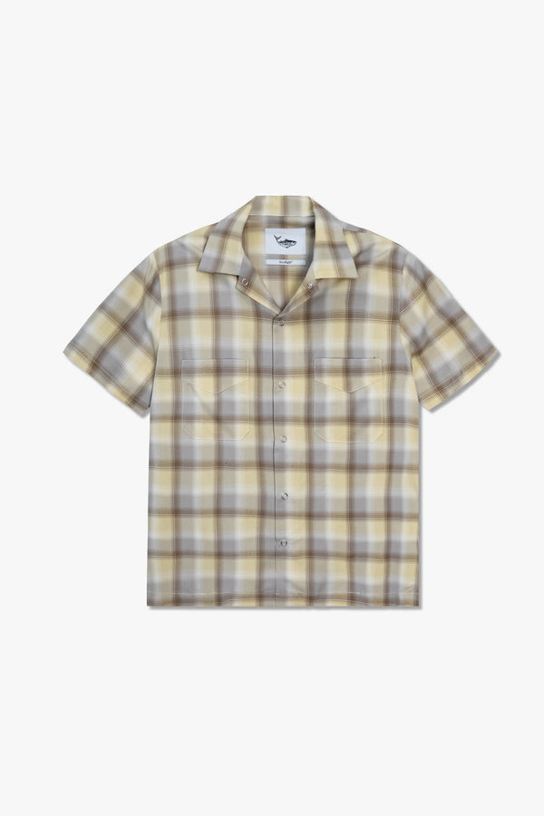 Goodfight x Kato Washer Shirt Flannel Yellow Plaid