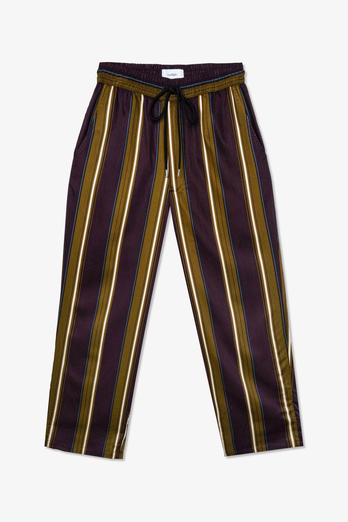 Goodfight x A&P Sleep Armor Pajama Pant Maroon Stripe