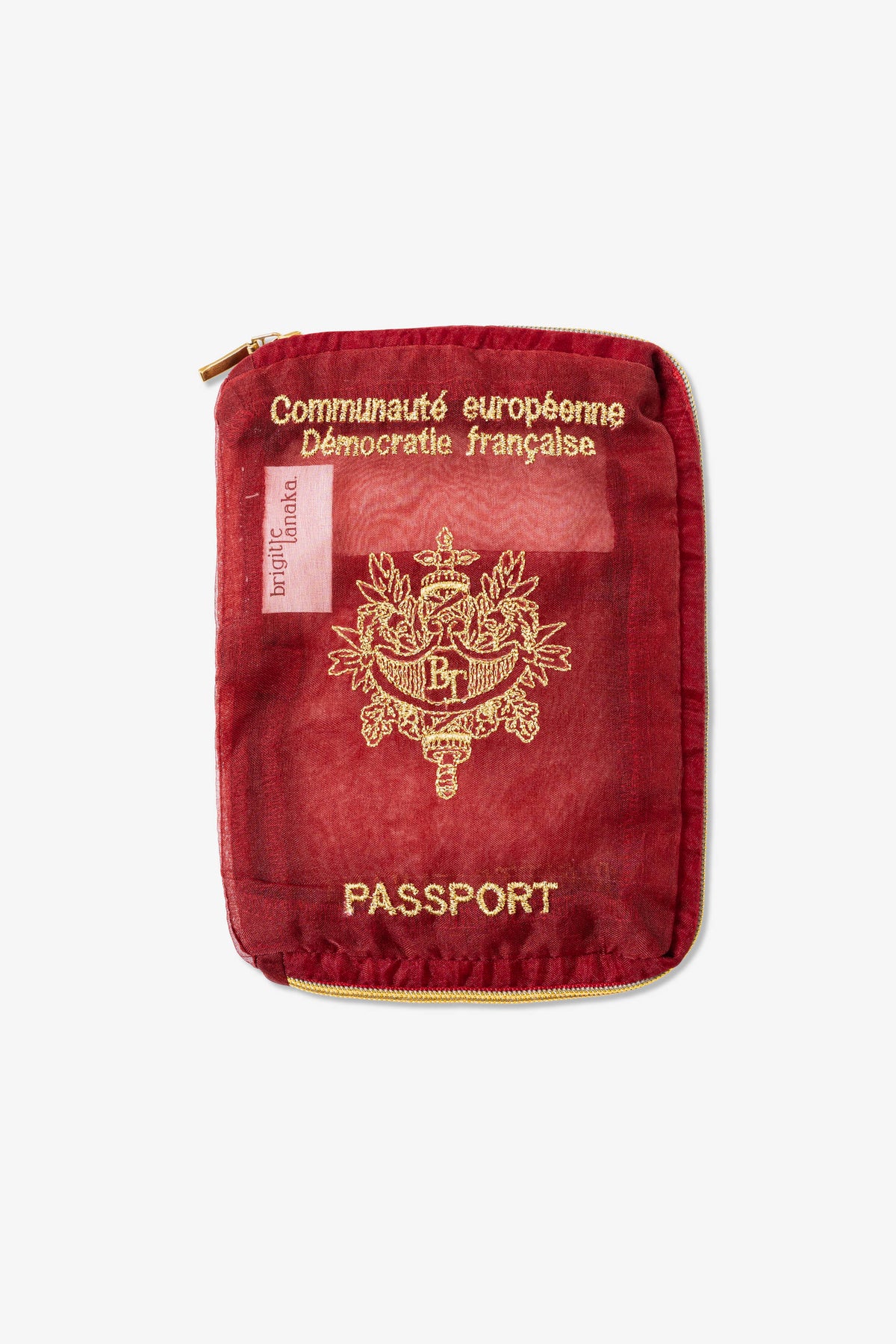 Brigitte Tanaka French Passport Organza Pouch