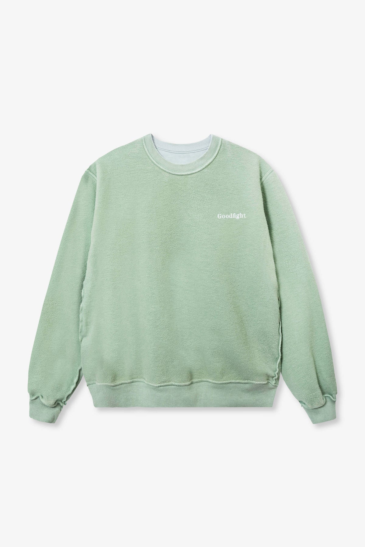 Goodfight Lakeside Pullover Reversible Sweatshirt Vintage Fade Jade Green