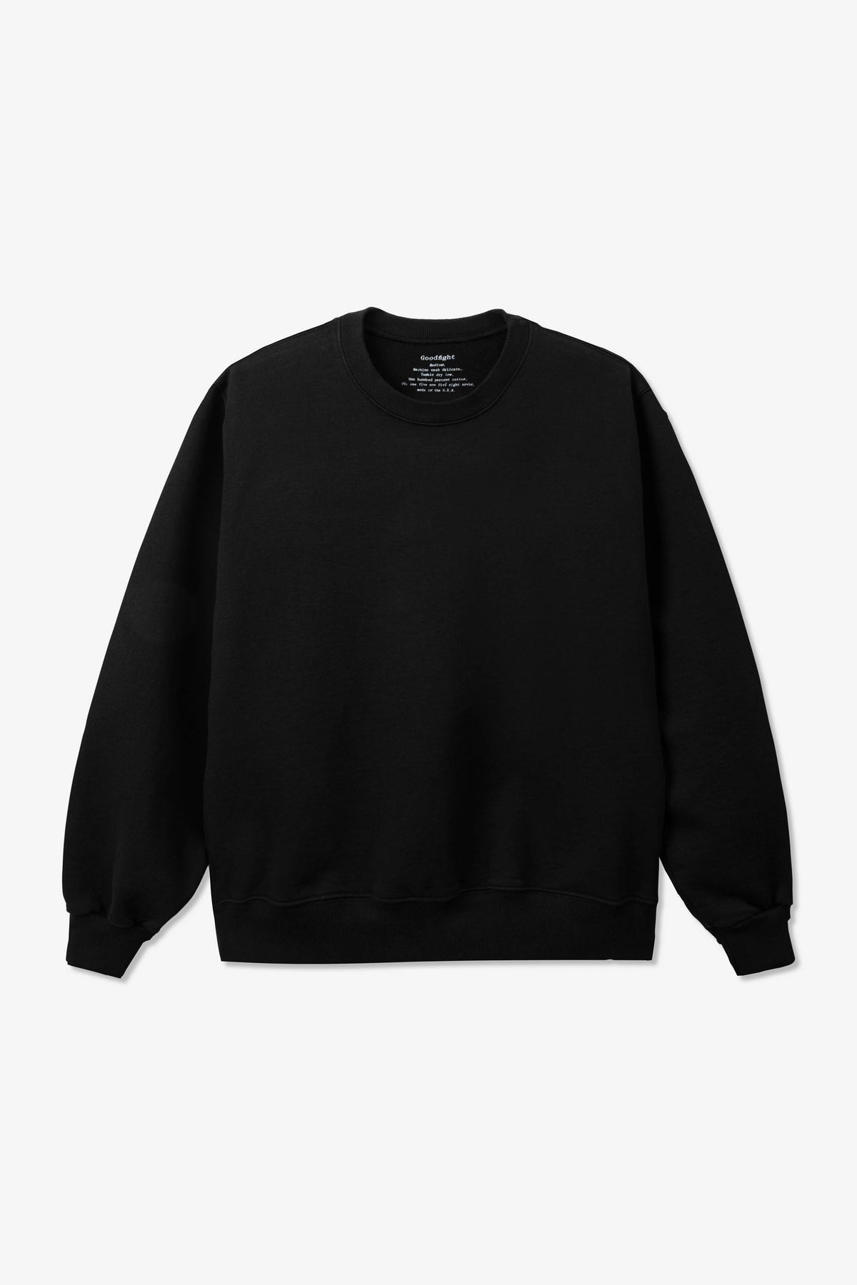 Goodfight Lakeside Pullover Reversible Sweatshirt Black