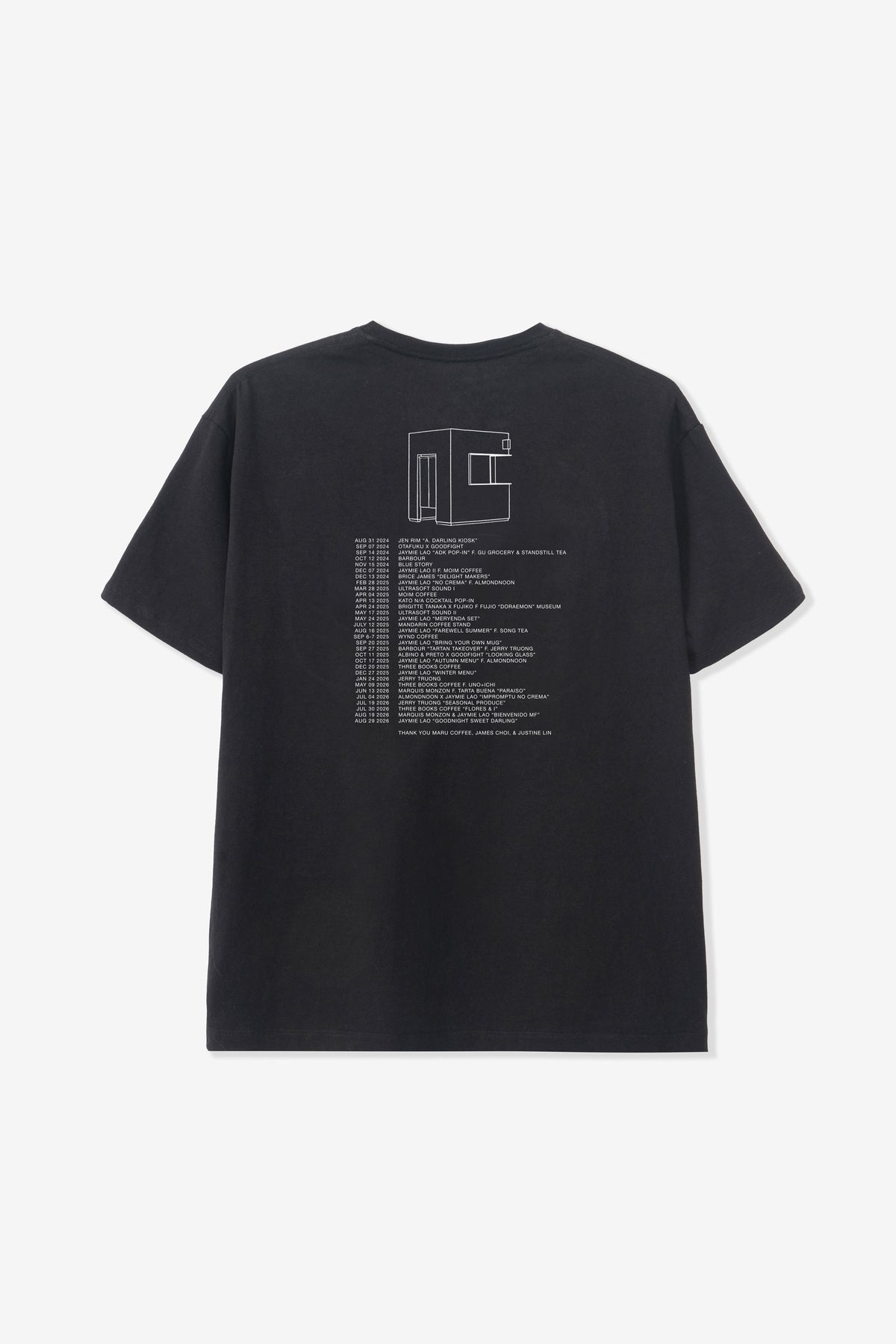 Goodfight A. Darling Kiosk Tour Tee Black