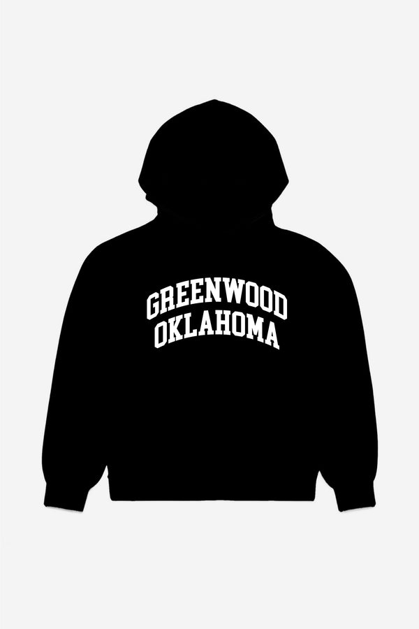 Greenwood Oklahoma Hoodie Black