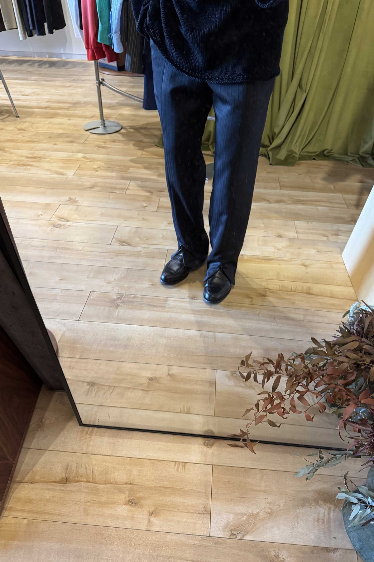 Goodfight x A&P Artifact Zip Split Front Trouser Black