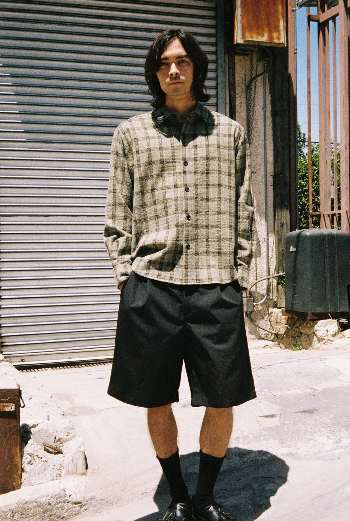 Goodfight Ian Short Cotton Weathercloth Black