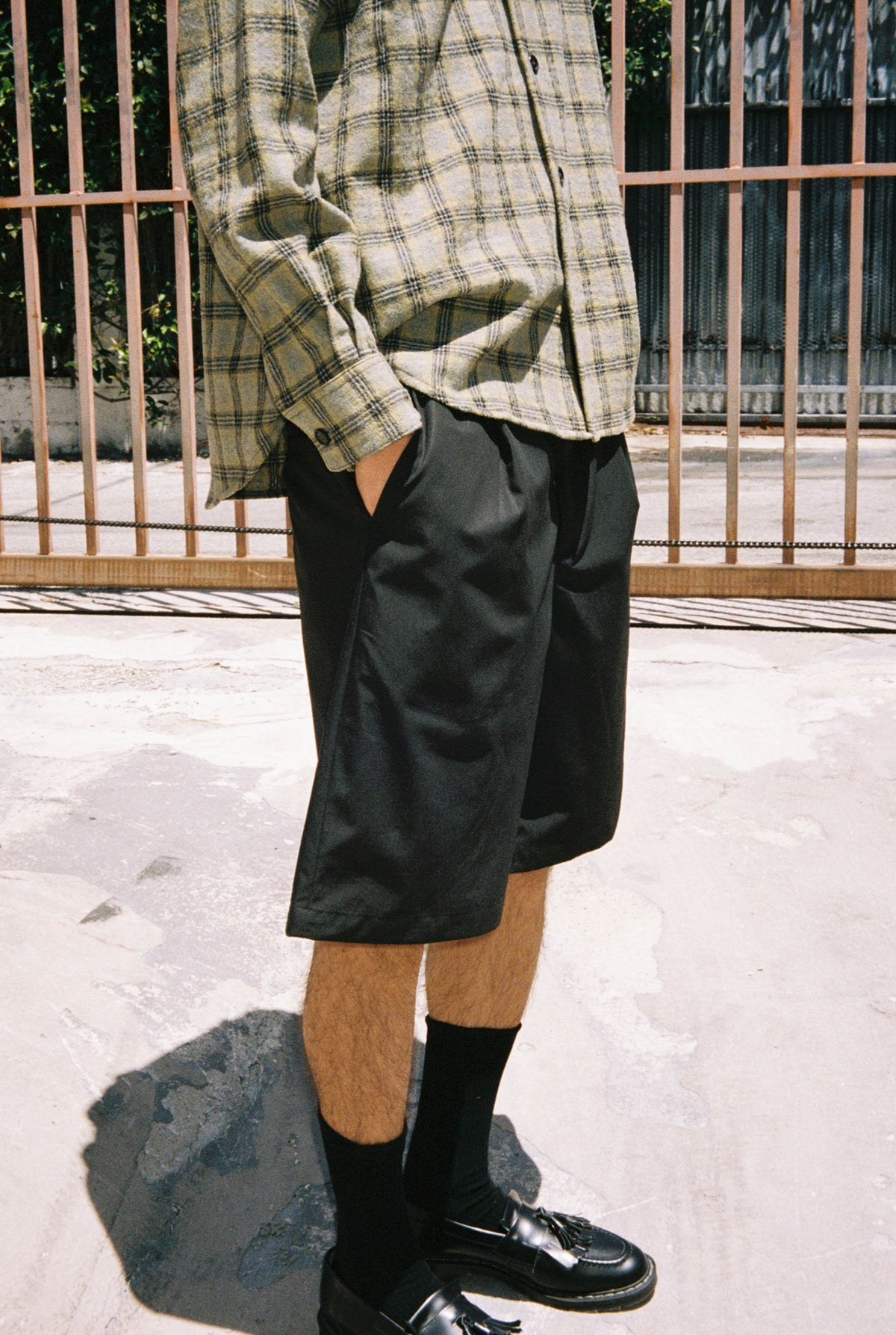 Goodfight Ian Short Cotton Weathercloth Black