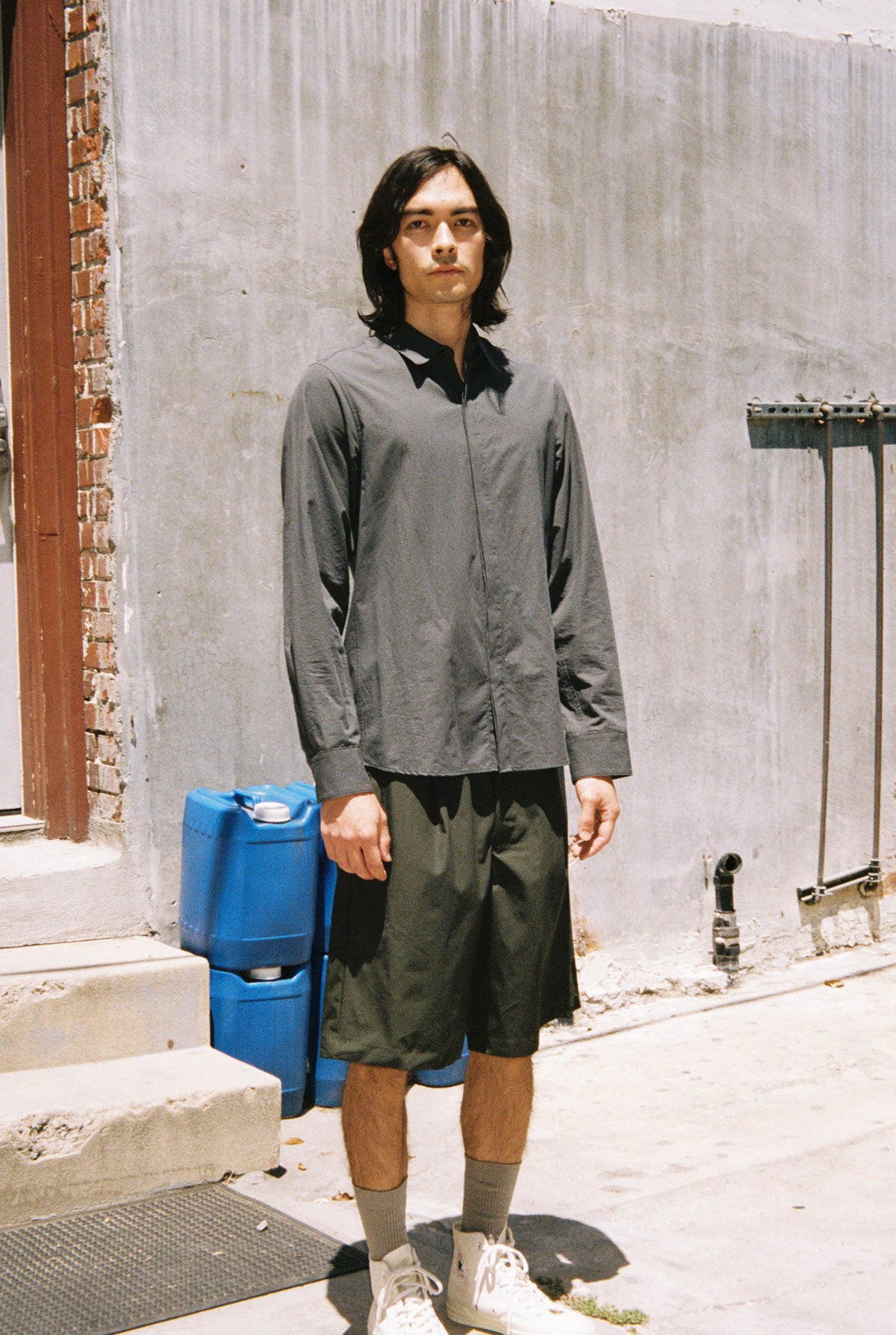 Goodfight Ian Short Cotton Weathercloth Green