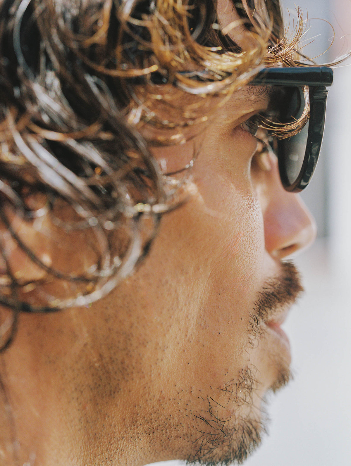 CLASSICO C50-1 Boston Round Frame Sunglasses Black