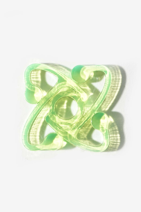 Atom Logo 45 Record Adapter Yellow